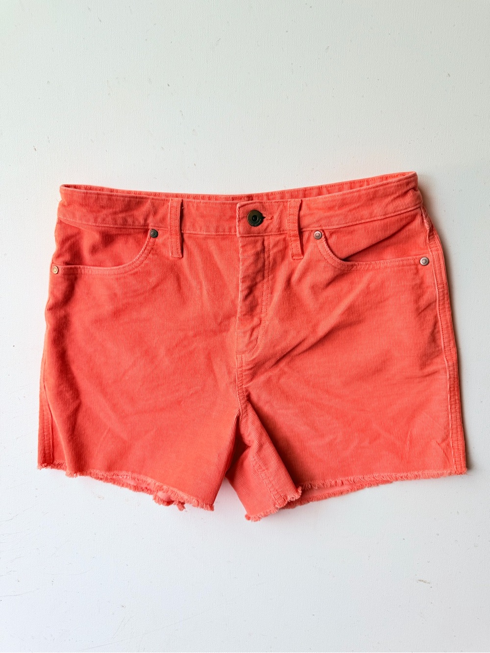 Carve Designs Women's High Waist Shorts Coral